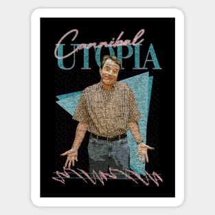 Cannibal Utopia /// 90s Styled Aesthetic Fan Design Sticker